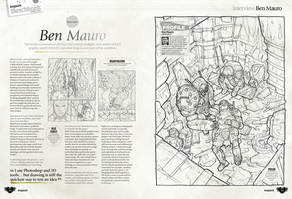 Pages from issue 272 of ImagineFX