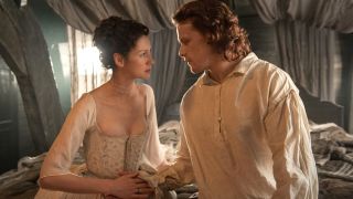 claire jamie outlander wedding night starz