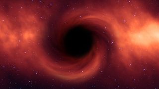 An illustration of a black hole