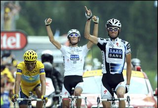 Frank Schleck wins stage 17 of Tour de France 2009