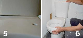 how to fit a new toilet