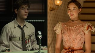 Split image from Unabomber and Monster: The Lizzie Borden Story. 