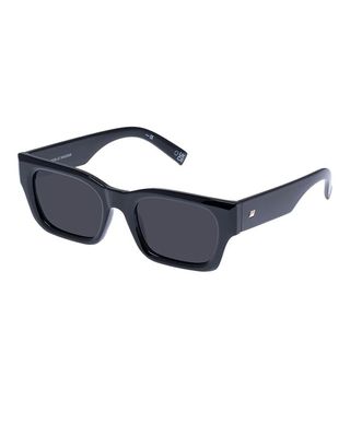 Le Specs Rectangular Sunglasses in Black