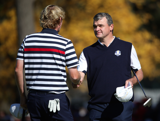 Defeating Brandt Snedeker in the Sunday Singles on his Ryder Cup return in 2012