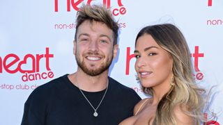 Sam Thompson and Zara McDermott attend the Heart Dance Media launch event at Global Radio Studios on July 03, 2019 in London, England.