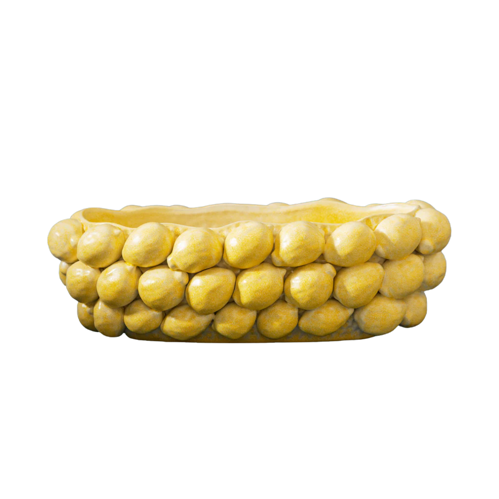 a lemon serving bowl
