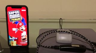Super Nes Mouse Connected To iPhone