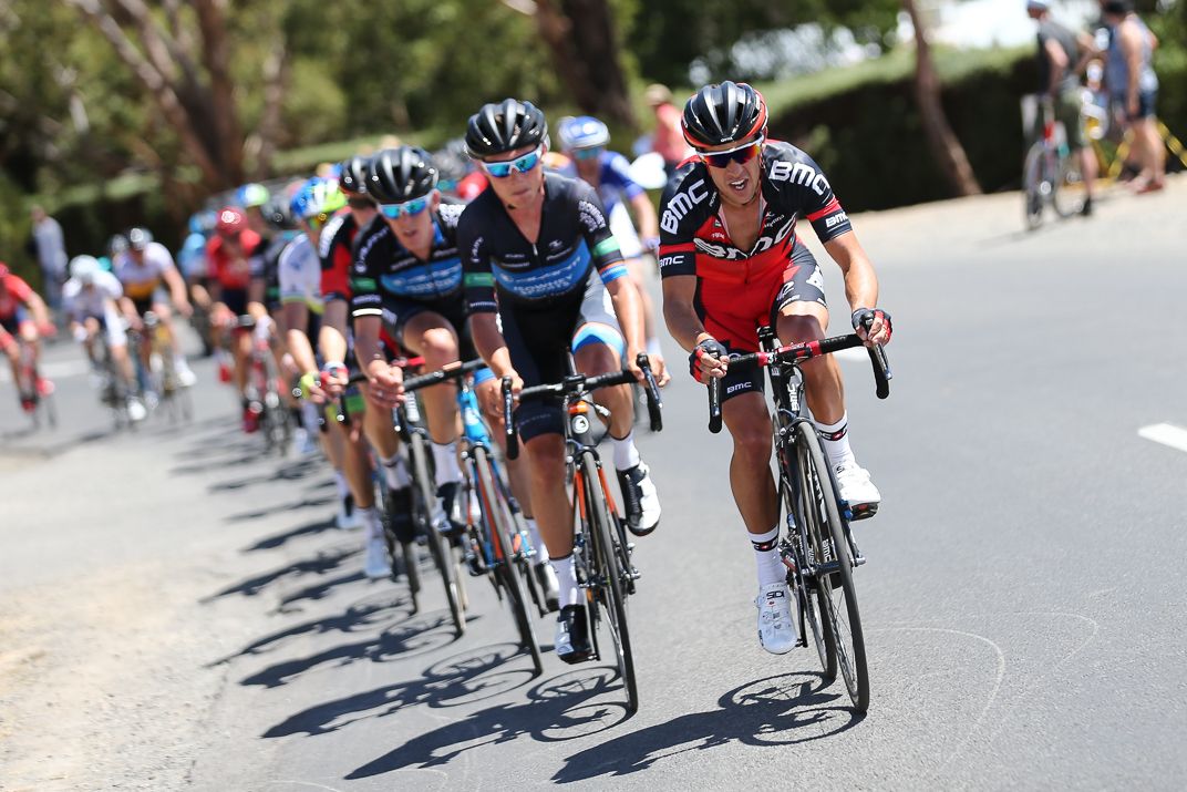 Richie Porte (BMC Racing) sets the pace