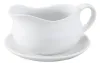 HIC Hotel Gravy Sauce Boat with Saucer Stand