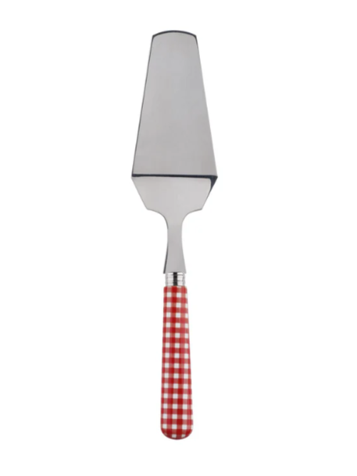 Gingham Red Tart Server