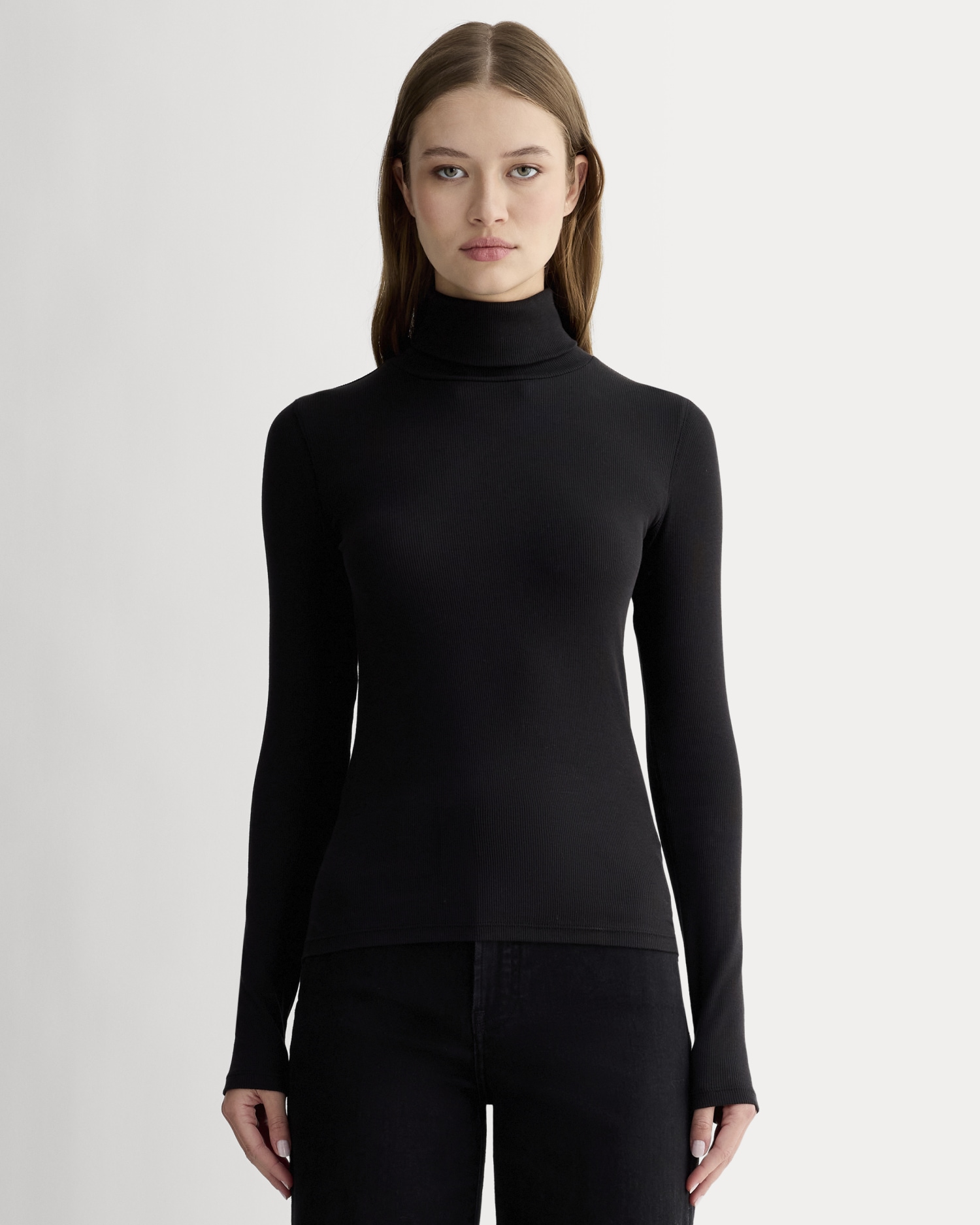 everlane, The Luxe Rib Turtleneck