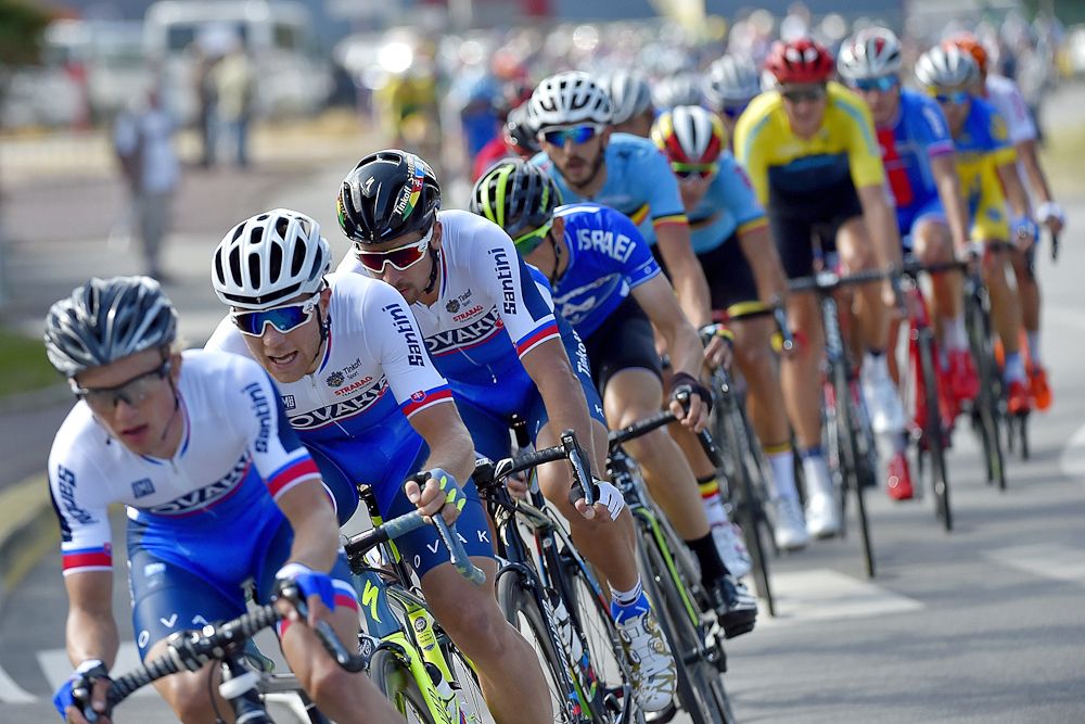 The Slovakian team comes to the front for Peter Sagan
