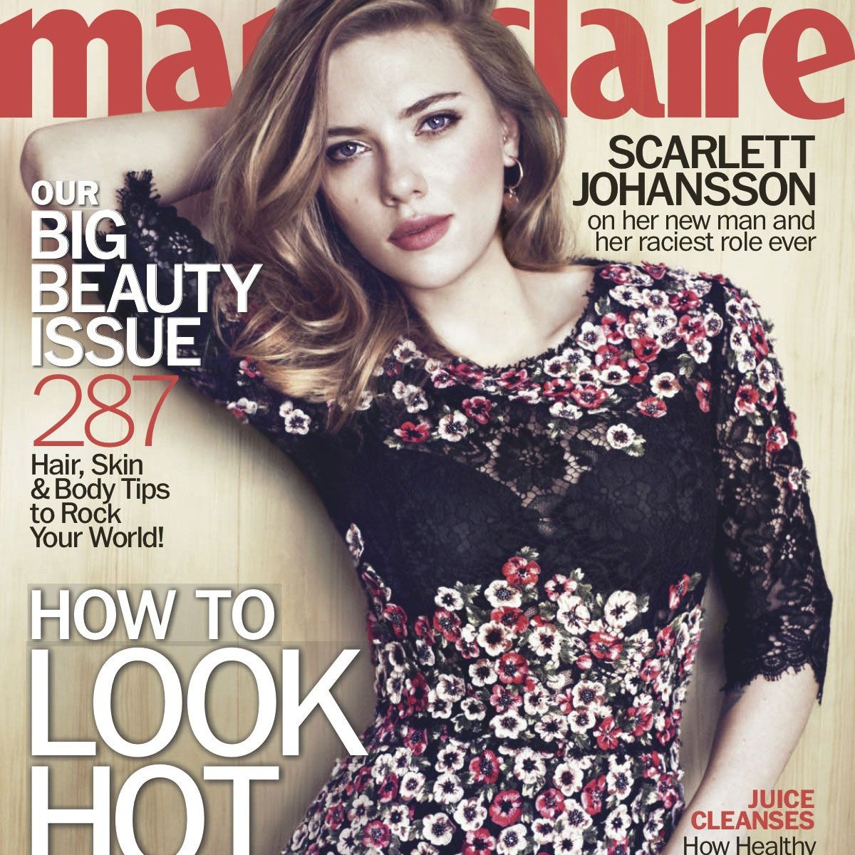 Scarlett Johansson Redhead Porn Moving - Scarlett Johansson: Scarlett's Web | Marie Claire
