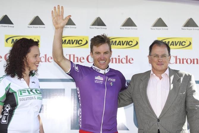 Will Walker (Drapac Professional Cycling) pulled on the FKG Tour of Toowoomba leader's jersey
