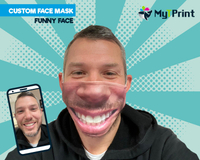 Custom Funny Face Mask $16.25
MyTPrint on Etsy.com