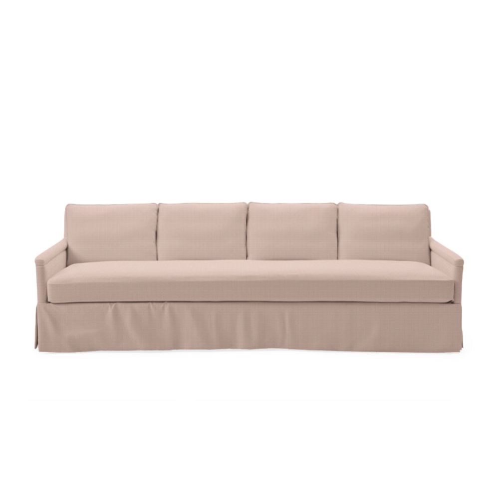 Pale pink sofa