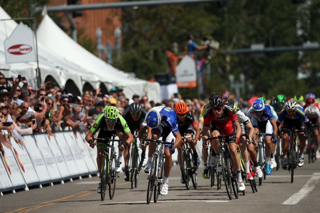 Kiel Reijnen (UnitedHealthcare) sprints to the line