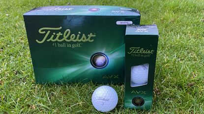 Photo of the Titleist 2024 AVX Golf Ball