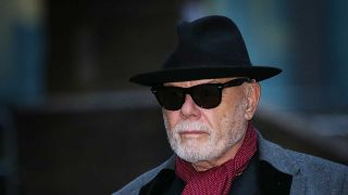 Gary Glitter outside Southwark Crown Court in 2015