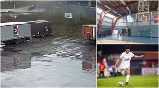 索菲亚·基亚因在空中坠毁在比利时体育馆