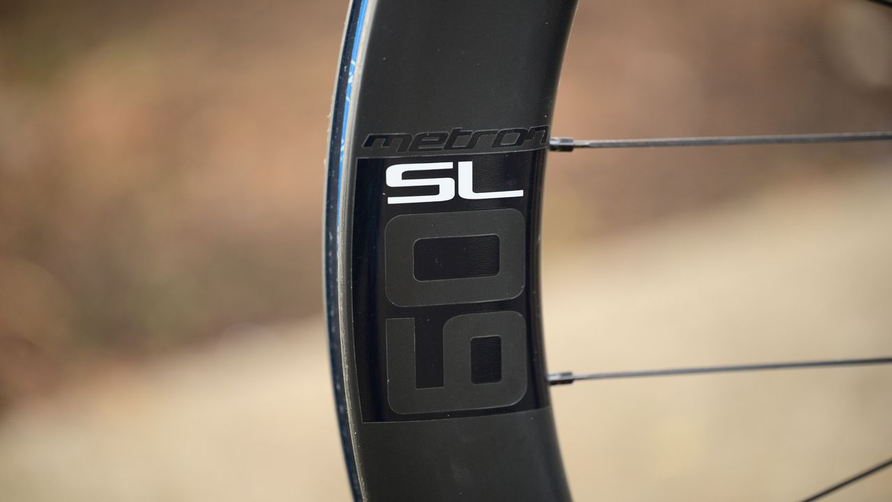60 SL graphic on a Vision Metron wheel
