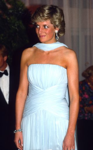 Princess Diana at Cannes in 1987