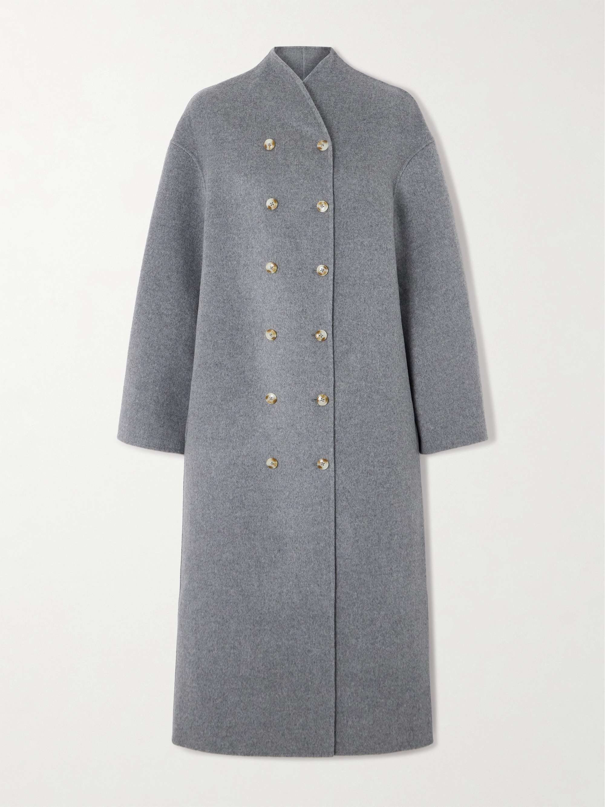 Amory Double-Breasted Wool and Cashmere-Blend Coat