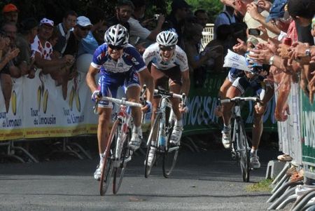 Alexandre Botcharov (Katusha) powers to the finish line.