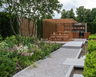 The Viking Friluftsliv Garden, designed by Will Williams at RHS Hampton Court