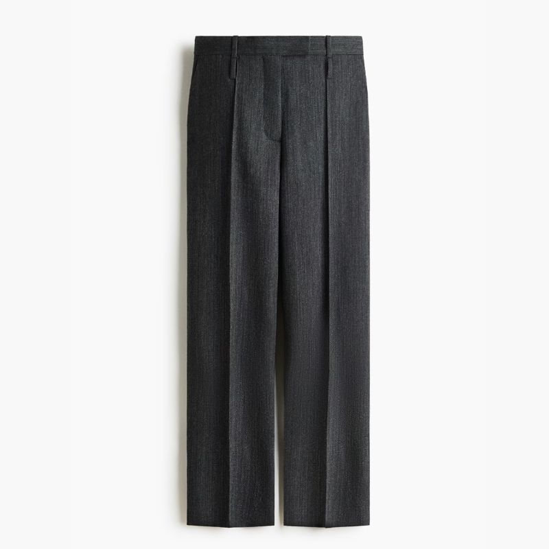 grey tailored trousers