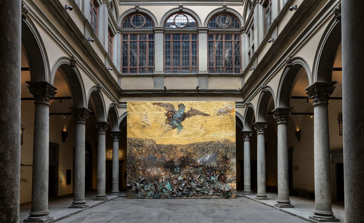 Anselm Kiefer's vast mixed media works take over Florence's Palazzo ...