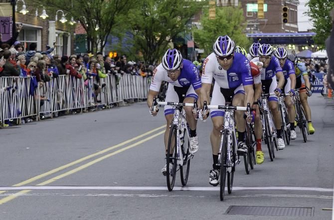 The UnitedhealthCare train tried but was unable to catch all three of the breakaway riders on Saturday.
