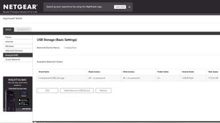 Netgear Nighthawk RS600 app screen shot