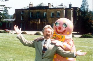 Noel Edmonds with Mr Blobby