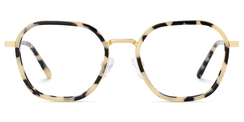 Mitchell Mixed Tortoise Frame Glasses With Geometric Shape | Zeelool