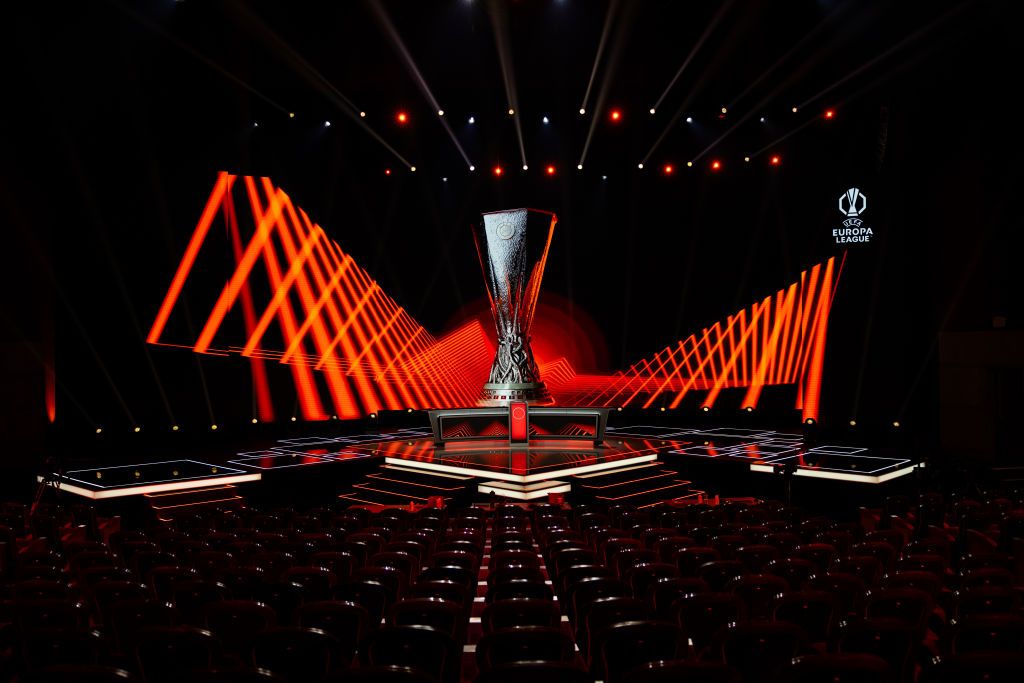 Europa League fixtures: General view during the UEFA Europa League 2024/25 League Phase Draw at Grimaldi Forum on August 28, 2024 in Monaco, Monaco. (Photo by Claudio Lavenia - UEFA/UEFA via Getty Images)