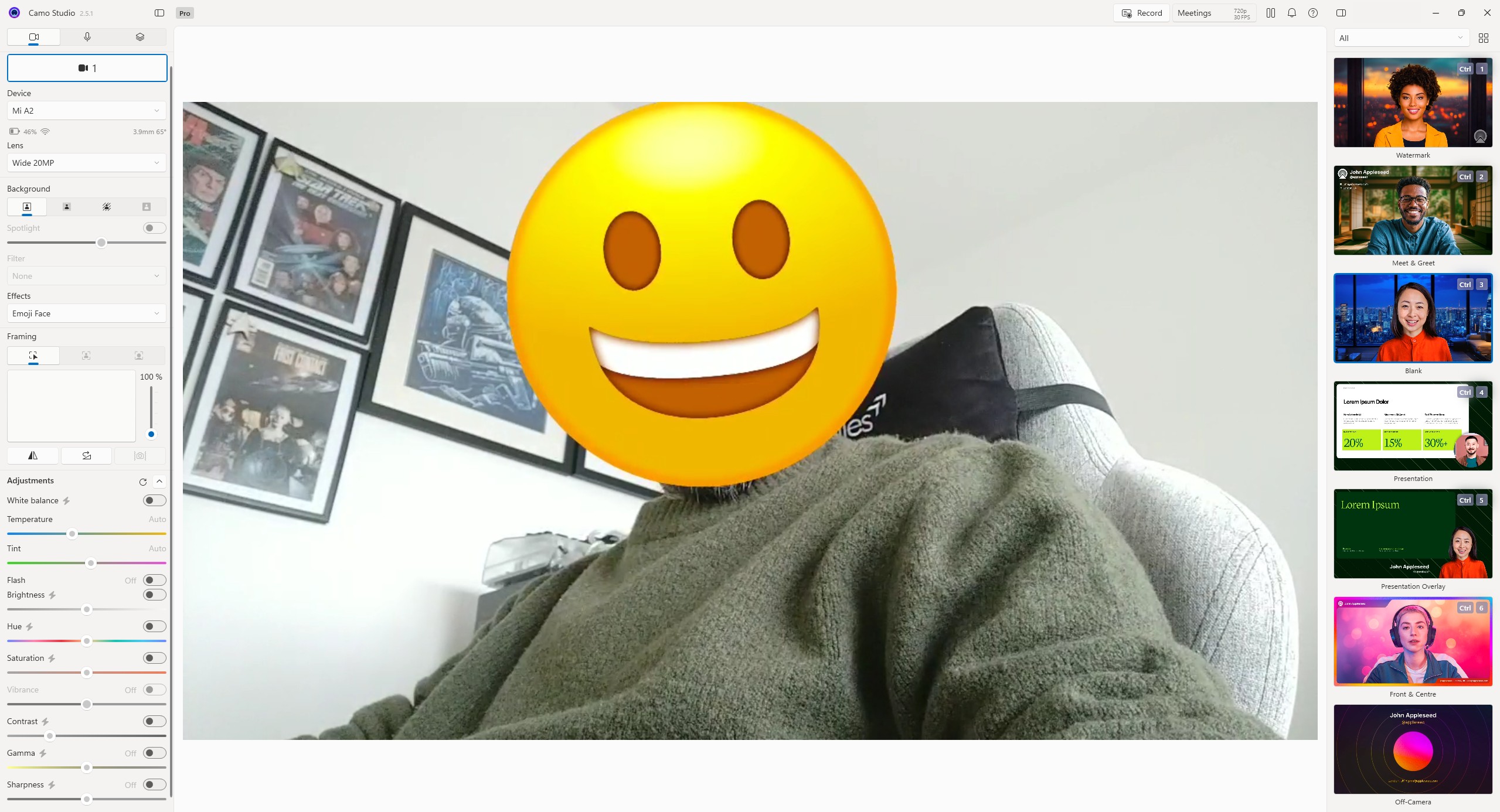 Android Smartphone as a Webcam