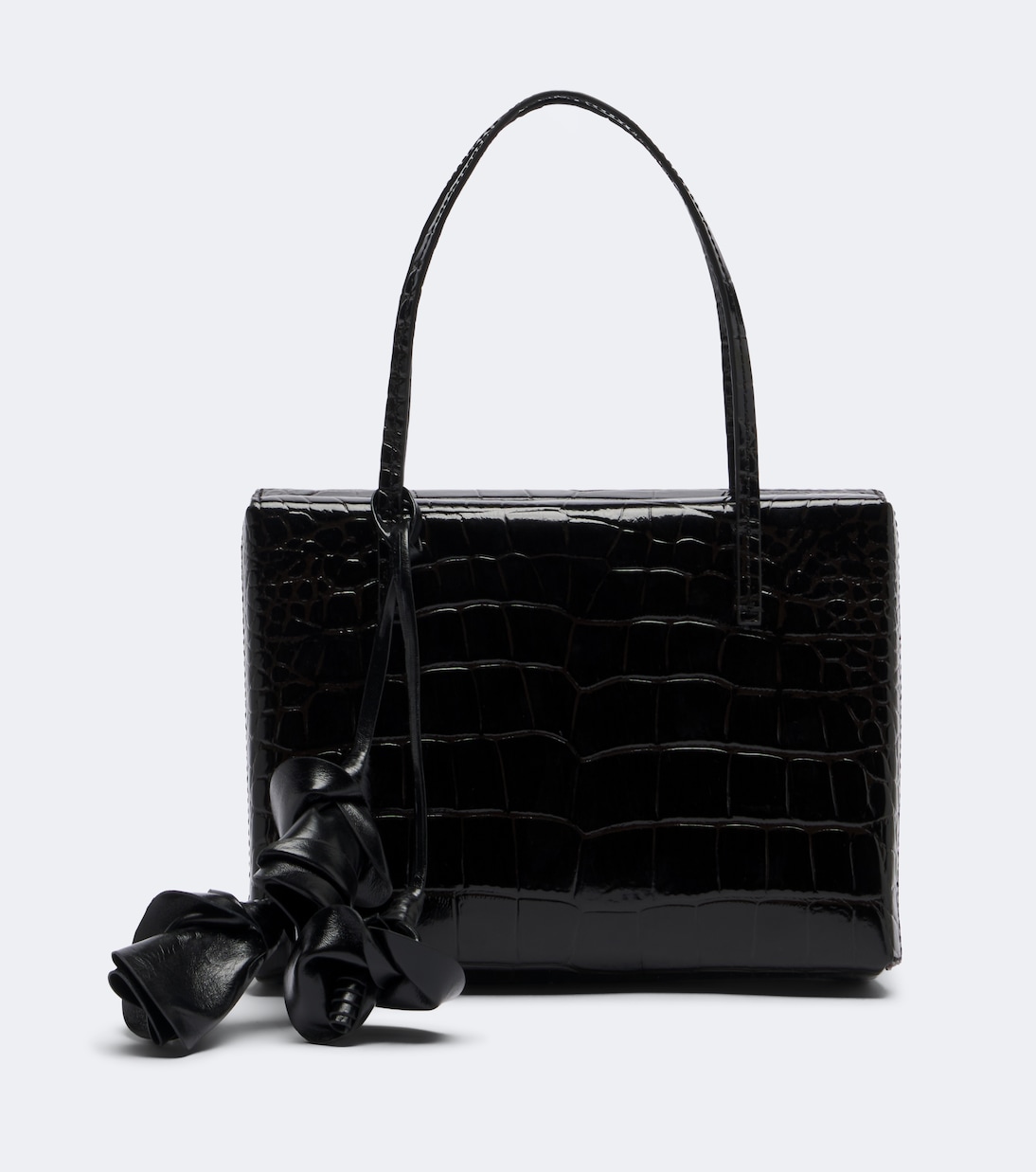 Barbara Medium Leather Top-Handle Bag in Brown - Magda Butrym