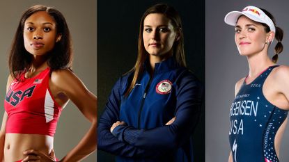 US Female Olympians - Alise Post & Gwen Jorgensen