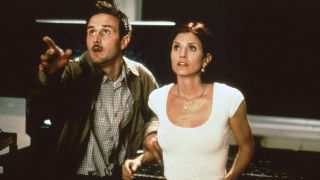 David Arquette and Courtney Cox in Scream