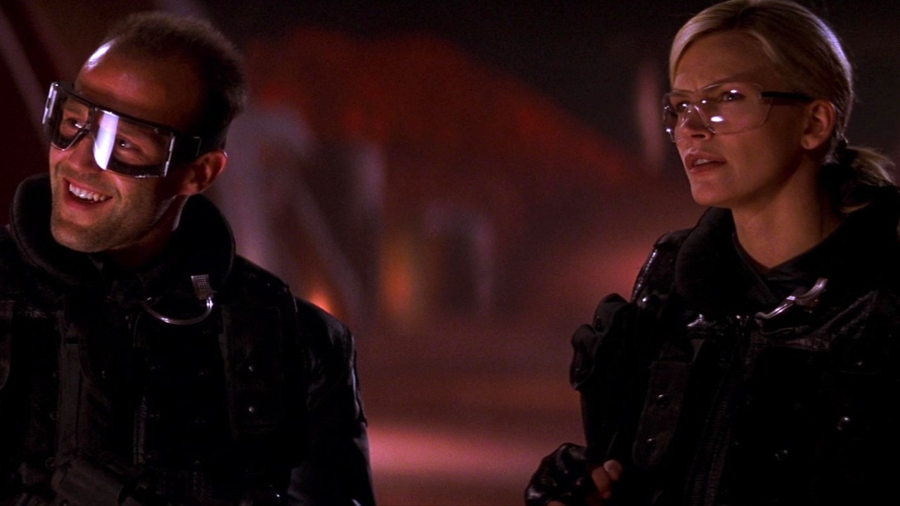 Still from the movie Ghosts of Mars (2001).