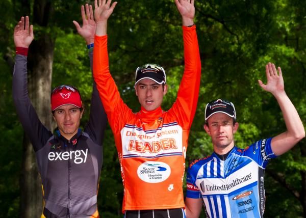 Series leader's podium topped by Jakob Keough (UnitedHealthcare)
