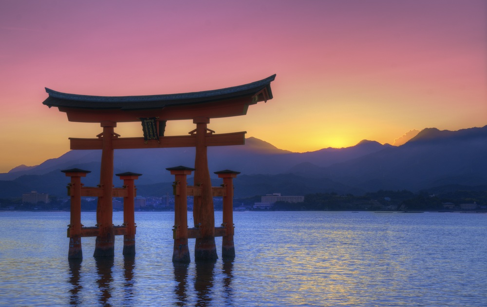 Itsukushima Shrine torii gate