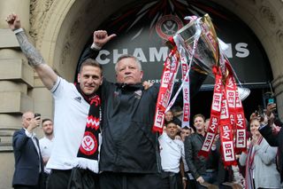 Chris Wilder led Sheffield United from League One to the Premier League