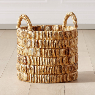 Woven storage basket.