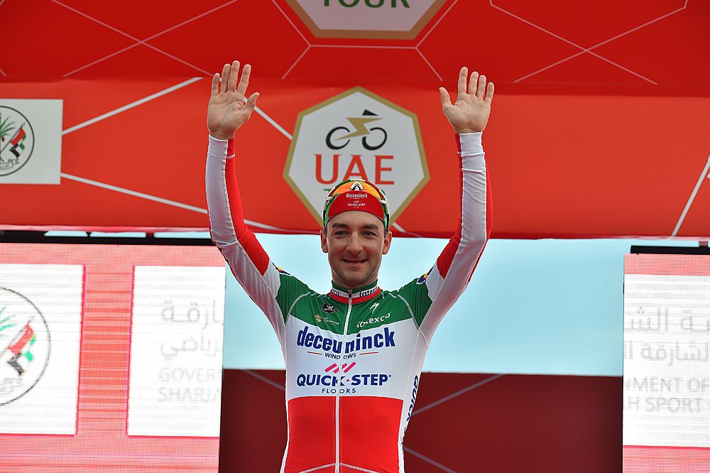 Elia Viviani (Deceuninck-QuickStep) wins stage 5 at UAE Tour