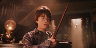 Daniel Radcliffe as Harry Potter in The Sorcerer's Stone