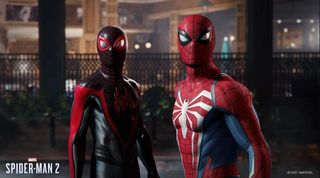 Spider Man 2 Peter And Miles Suited Up