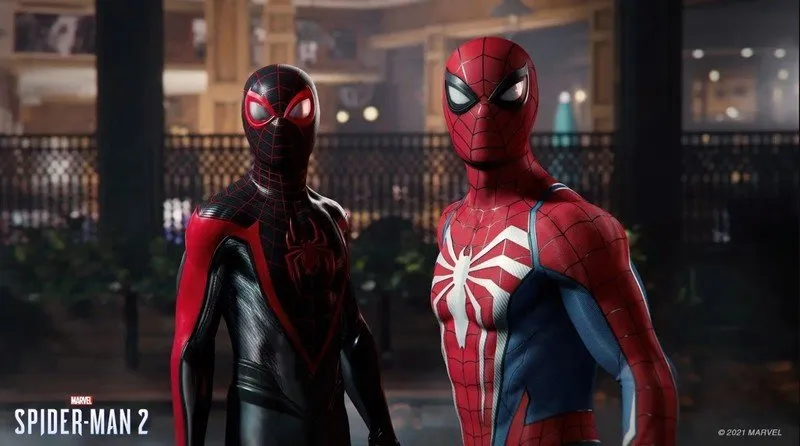 Amazing Spider-Man (Peter Parker, Advanced 2.0 Suit) | Marvel&#039;s Spider-Man 2 PS5 2023 (Updated!!) Minecraft Skin