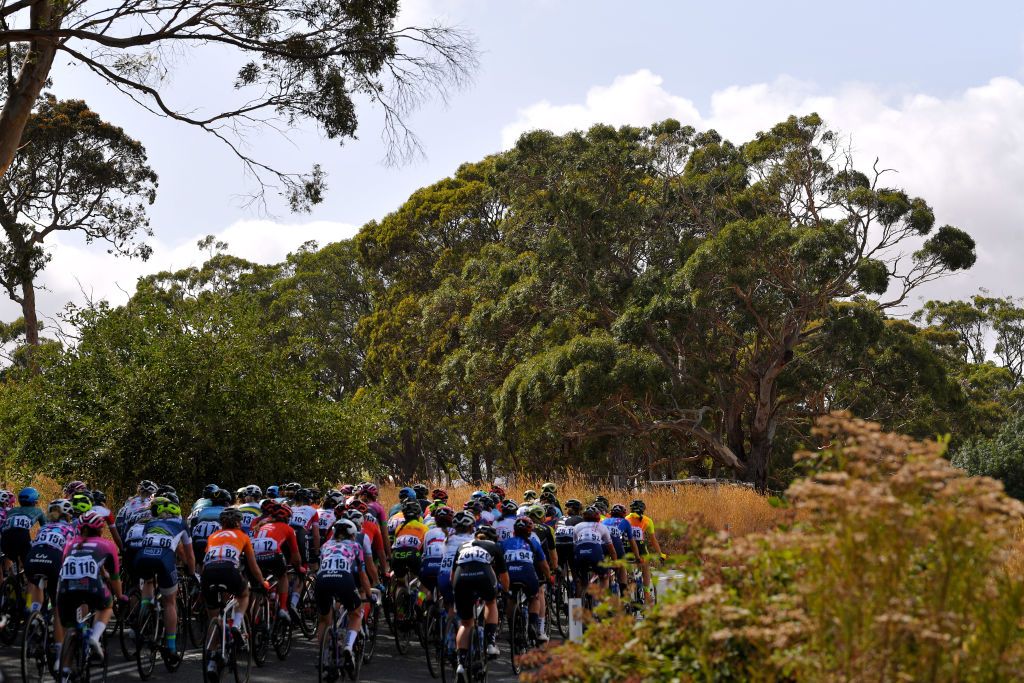 The Women's Tour Down Under in the South Australia countryside